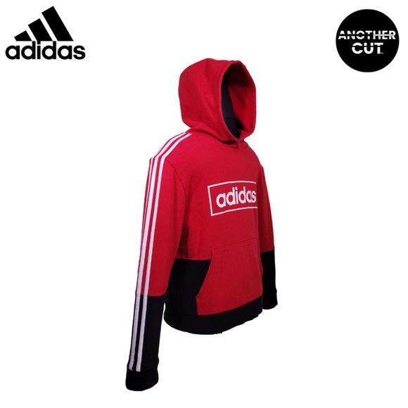 red and black Adidas Hoodie - Picture 3 of 4